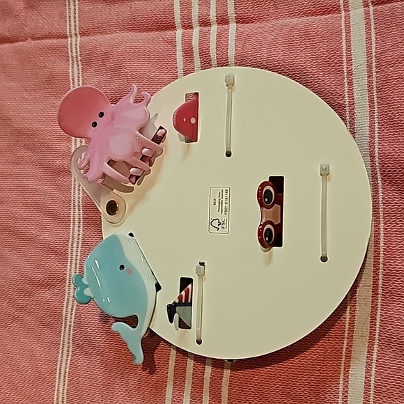 NWOT hair clips claw clip nautical sea octopus whale sailboat crab starfish - Picture 2 of 10